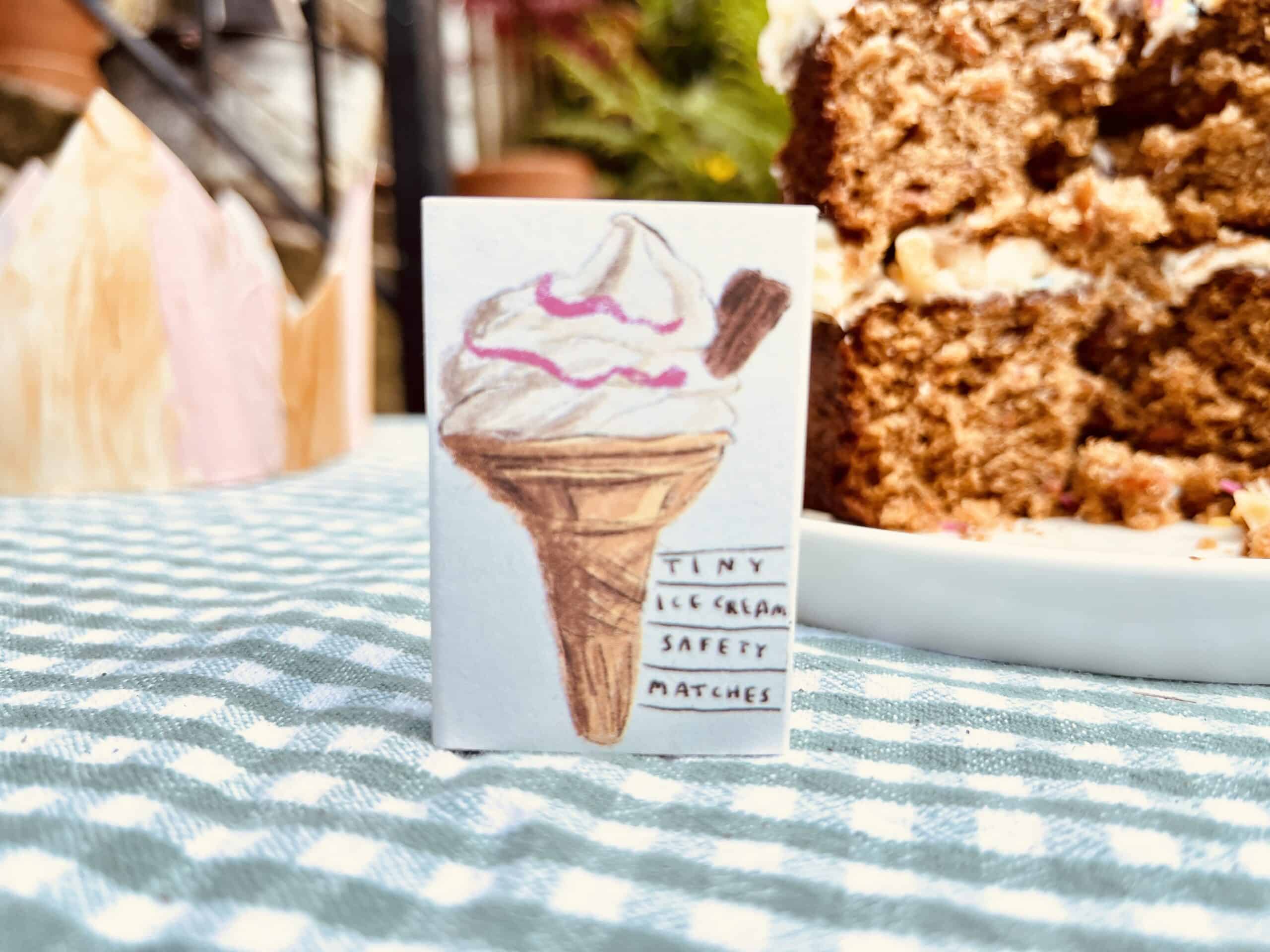 TINY ICE CREAM SAFETY MATCHES - Image 2