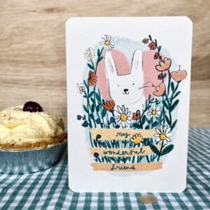 My Wonderful Friend Bunny Card