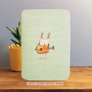 Bunny Guitar Card