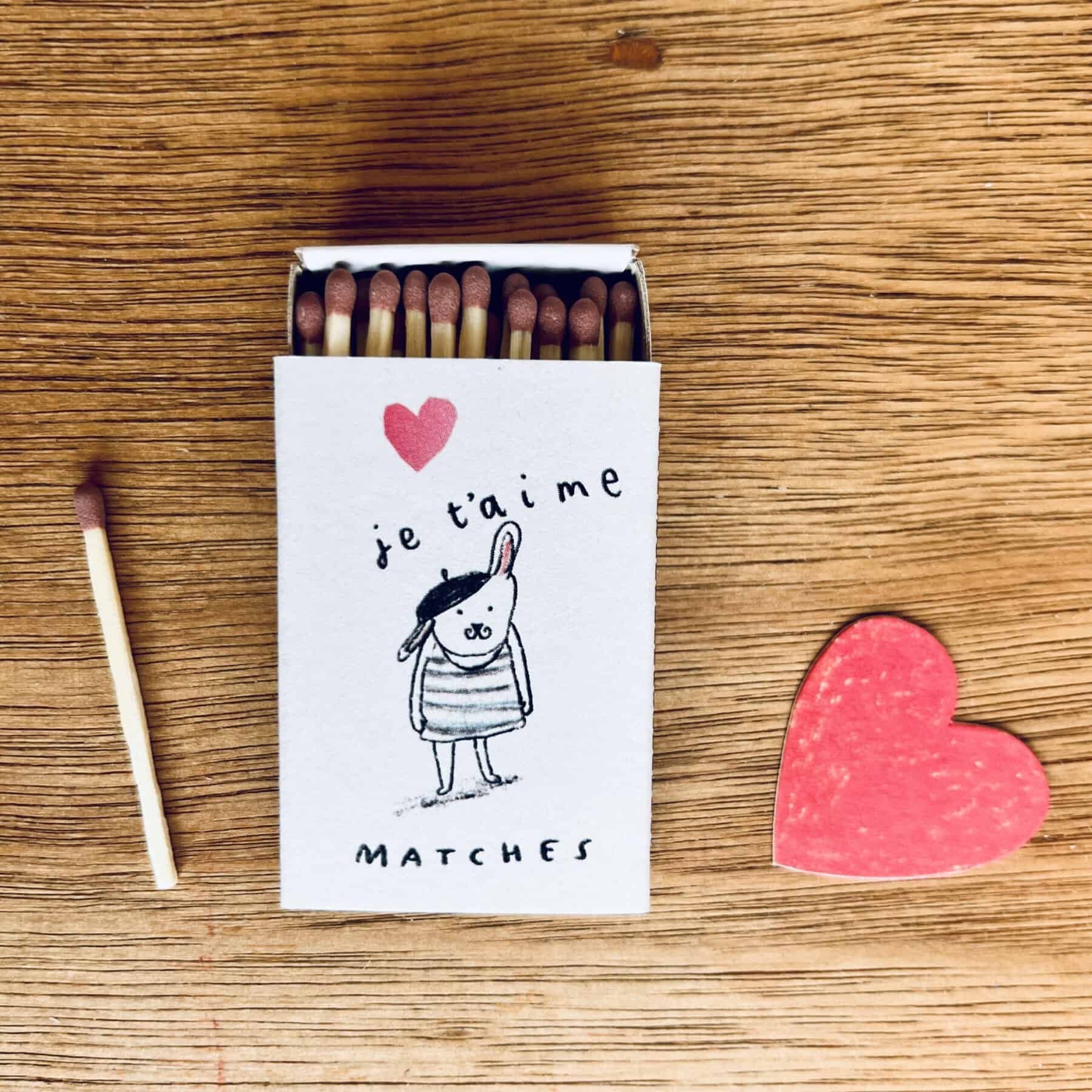 JE T'AIME MATCHES