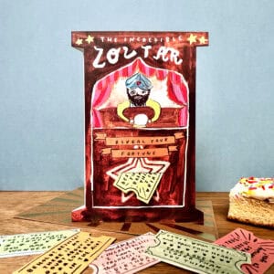 THE INCREDIBLE ZOLTAR CARD