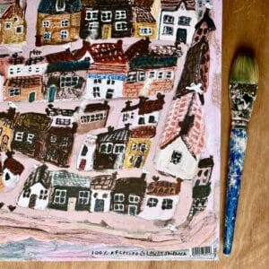 LITTLE HOUSES GIFT WRAP
